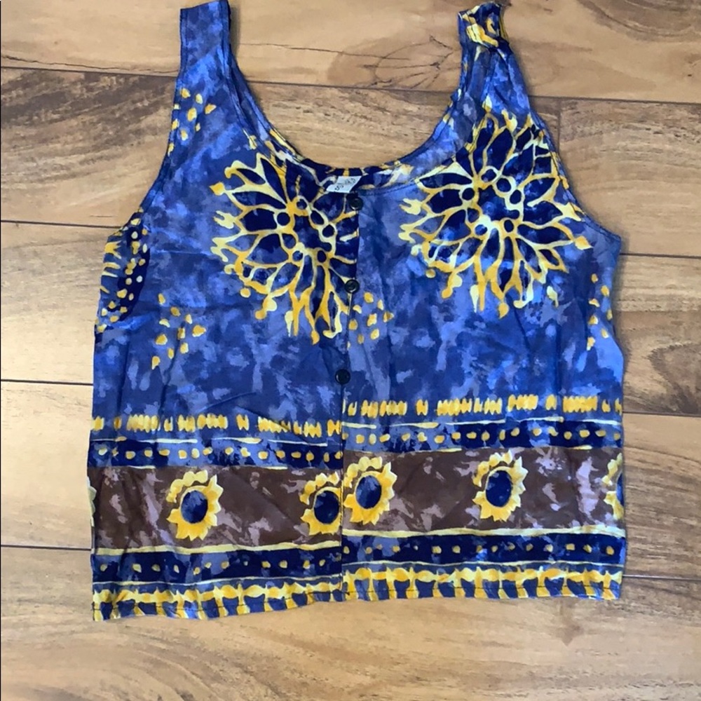 Samui Hand sleeveless crop top